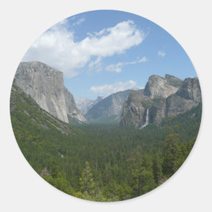 Adesivo Redondo Ponto de Inspiração no Parque Nacional de Yosemite