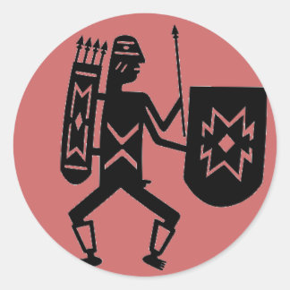 Adesivo Redondo Ponto guerreiro