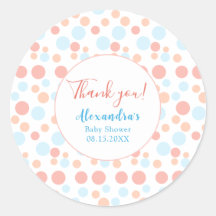 Pontos Coloridos Simples do Chá de fraldas Persona