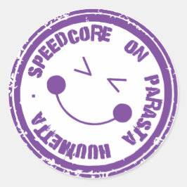 Adesivo Redondo Pontuação de velocidade no parasta huumetta tarra/