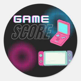 Adesivo Redondo pontuação do jogo