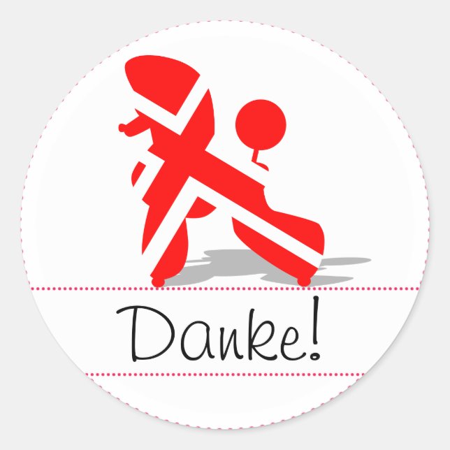 Adesivo Redondo Poodles Patrióticos (Frente)