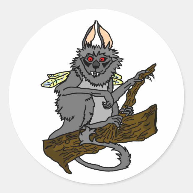 Adesivo Redondo Pooka Sticker (Frente)