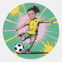 Pop Art Quic Girls Festa de aniversário de futebol