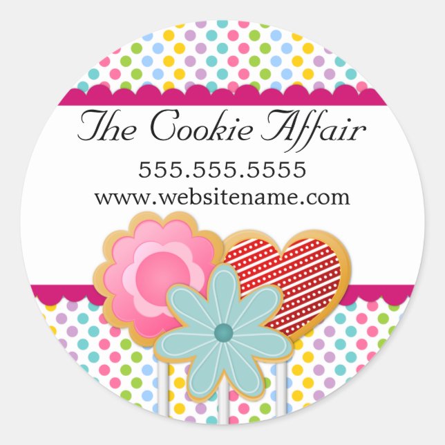 Adesivo Redondo Pop de Cookie Cartonagens (Frente)