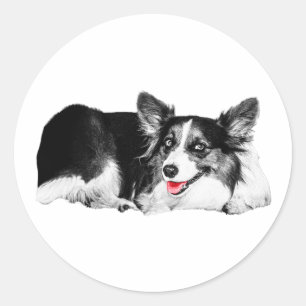 Adesivo Redondo Pop de Vermelho, Bolso de Alegria