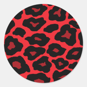 Adesivo Redondo Pop Lepard