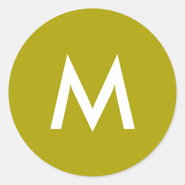 Adesivo Redondo Pop Verde Sólido Chartreuse (Frente)