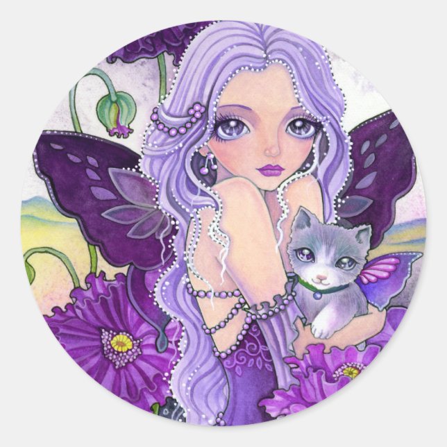 Adesivo Redondo * Poppy Night Adventure* Sticker (Frente)