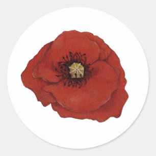Adesivo Redondo Poppy Stickers