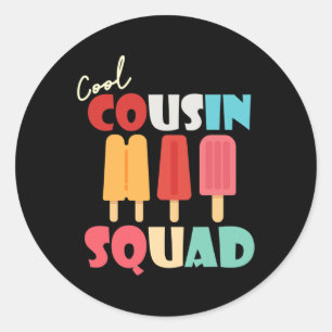 Adesivo Redondo Popsicles Legal Cousin Squad Matando Família Summe