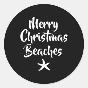Adesivo Redondo Populares Engraçados Felizes Praias de Natal