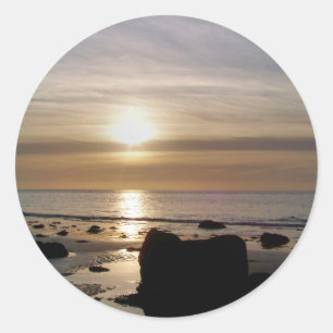 ADESIVO REDONDO PÔR DO SOL