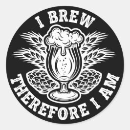 Adesivo Redondo Por Isso, Eu Sou