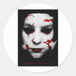 Adesivo Redondo Porcelana