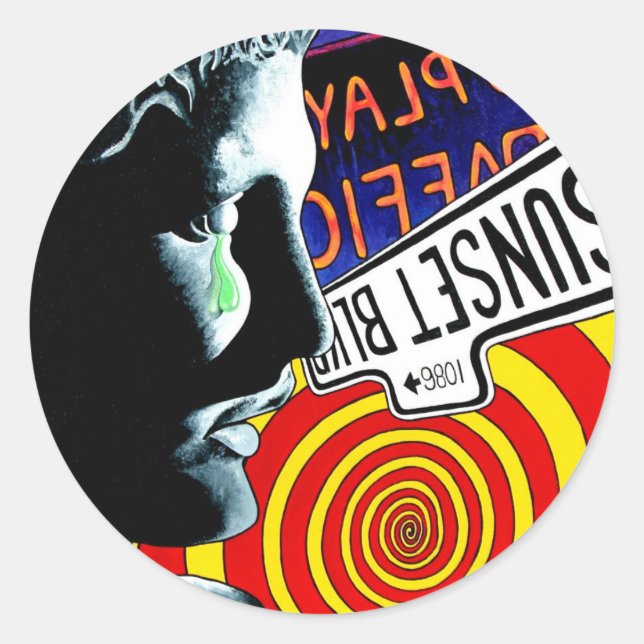 ADESIVO REDONDO "PORQUÊ" (Frente)