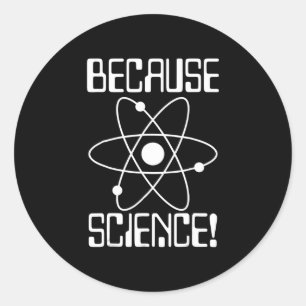 Adesivo Redondo porque professor de física de química para biologi