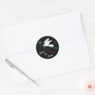 Adesivo Redondo Porta branca