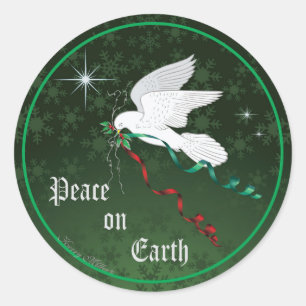 Adesivo Redondo Porta branca