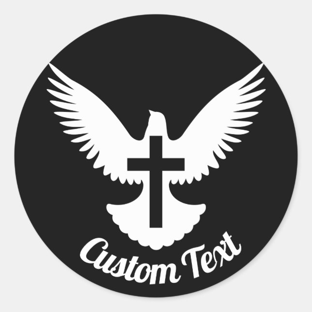 Adesivo Redondo Porta com Vinheta redonda clássica (Frente)