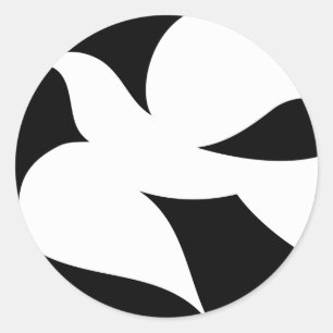 Adesivo Redondo Porta de Paz Circular