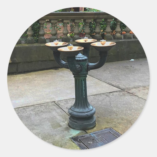 Adesivo Redondo Portland Benson Bubblers #1 (Frente)