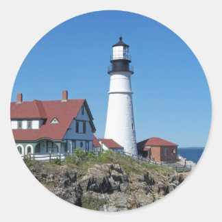 Adesivo Redondo Portland Head Light