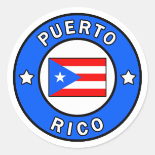 Adesivo Redondo Porto Rico