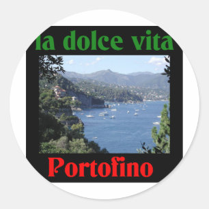 Adesivo Redondo Portofino Italia