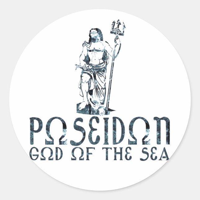 Adesivo Redondo Poseidon (Frente)