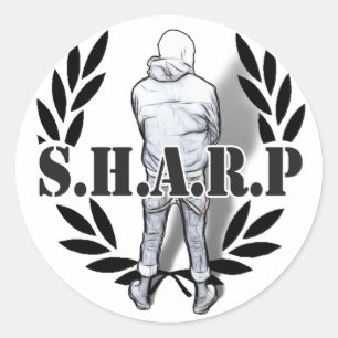 Adesivo Redondo posição afiada da pele