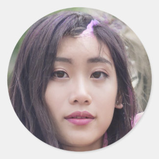 Adesivo Redondo Positividade radiada