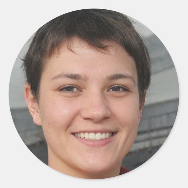 Adesivo Redondo Positividade radiada (Frente)