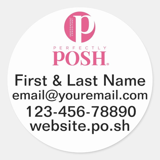 Adesivo Redondo Possuir Autocolantes redondos personalizados (Frente)