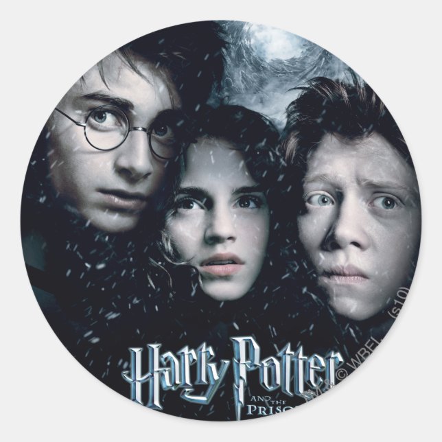 Adesivo Redondo Poster do Harry Potter Movie (Frente)