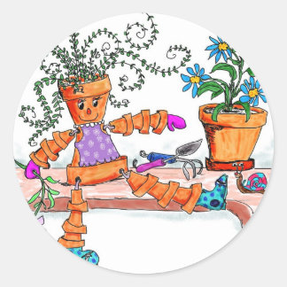 Adesivo Redondo Pote