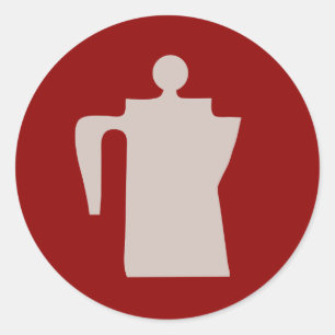 Adesivo Redondo Pote de Café Chuck Wagon - Café do Cowboy