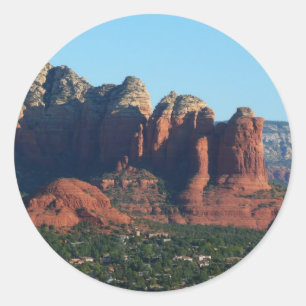 Adesivo Redondo Pote de café Rock I em Sedona Arizona