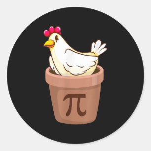 Adesivo Redondo Pote De Frango Três Das Minhas Coisas Favoritas En