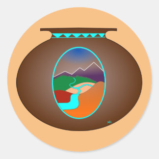 Adesivo Redondo Potência sudoeste