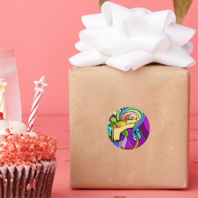 Adesivo Redondo Potencial enraizado (Festa)