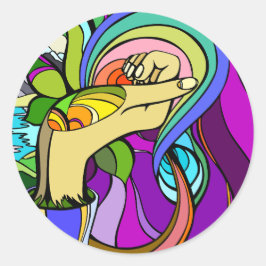 Adesivo Redondo Potencial enraizado