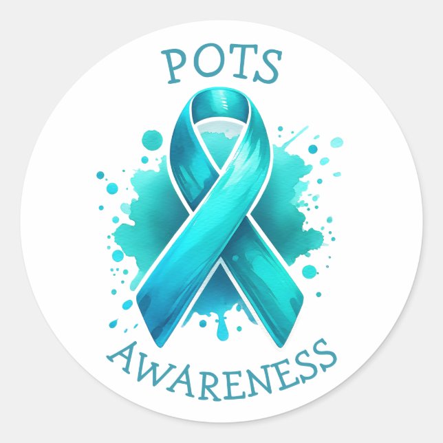 Adesivo Redondo POTES Síndrome de taquicardia ortostática postural (Frente)