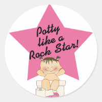 Potty Like A Rock Star Girl
