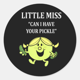 Adesivo Redondo Pouco Posso Ter Seu Pickle Lover Engraçado S