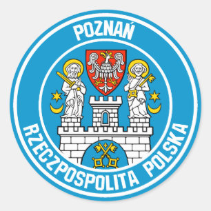 Adesivo Redondo Poznań Round Emblem