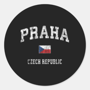 Adesivo Redondo Praga Praha República Checa Esporte Atlético