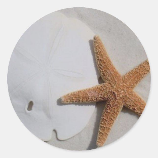 Adesivo Redondo Praia (Frente)