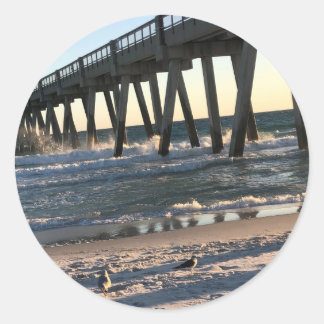 Adesivo Redondo Praia