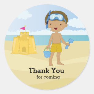 Adesivo Redondo Praia